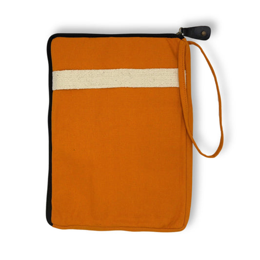 Housse pour ordinateur portable en toile Hop Hare - Orange