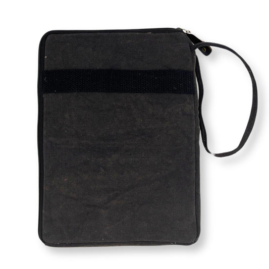 Grande housse en toile pour ordinateur portable - Anthracite