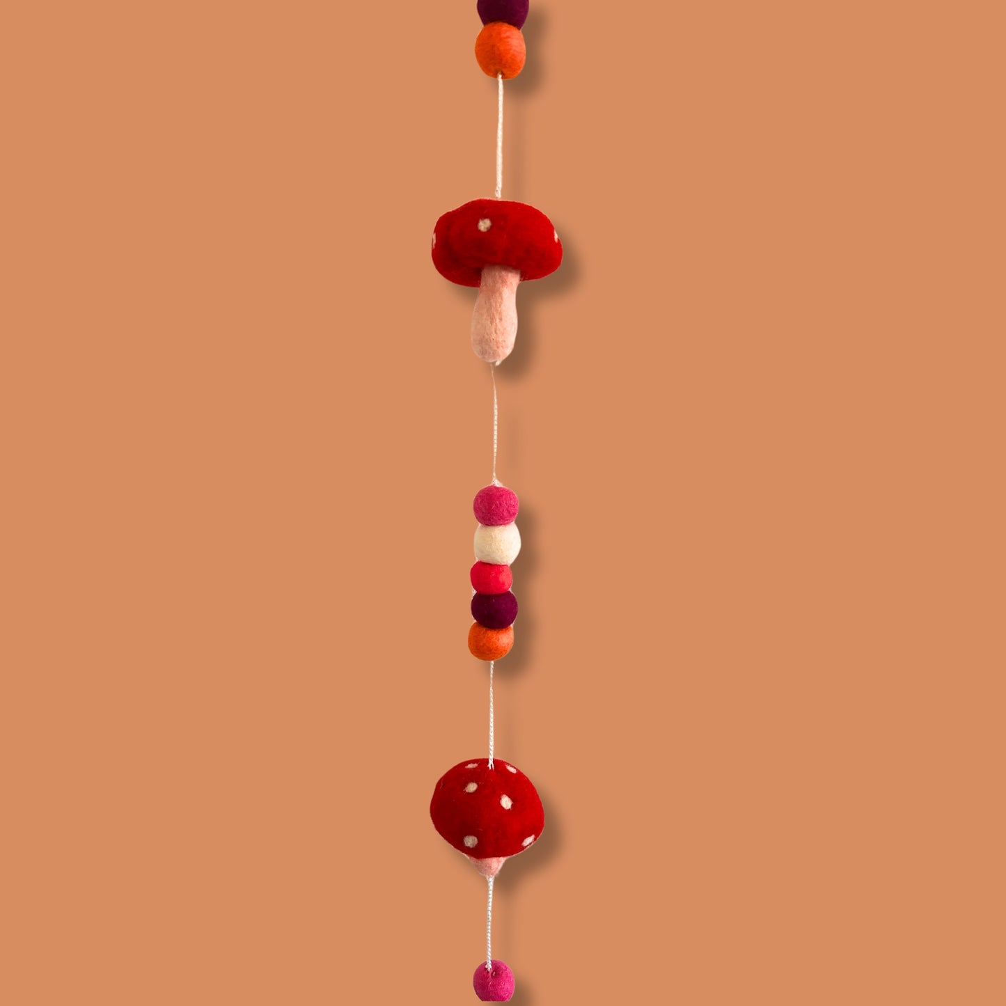 Filz-Wandbehang - Rotkappenpilze