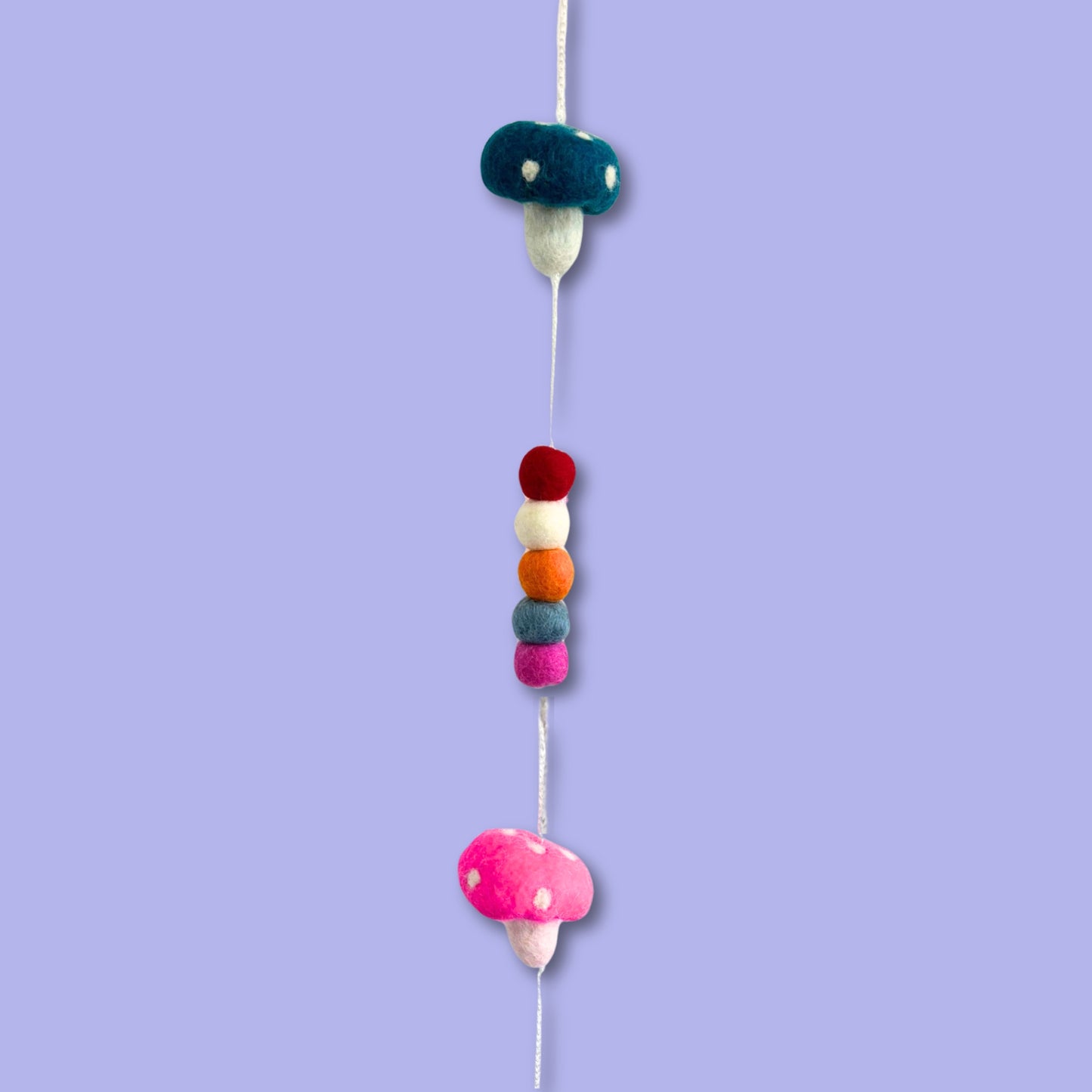 Filz-Wandbehang - Pilze (verschiedene Farben)