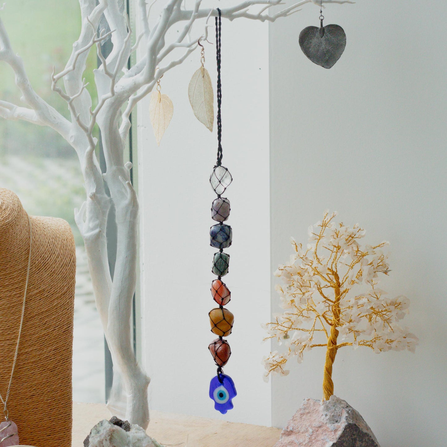 Pendentif en pierre de chakra - Hansa