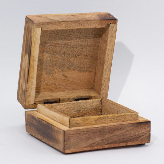 Große quadratische Schachtel 15x17,5x8cm - Sonne - HOP HARE