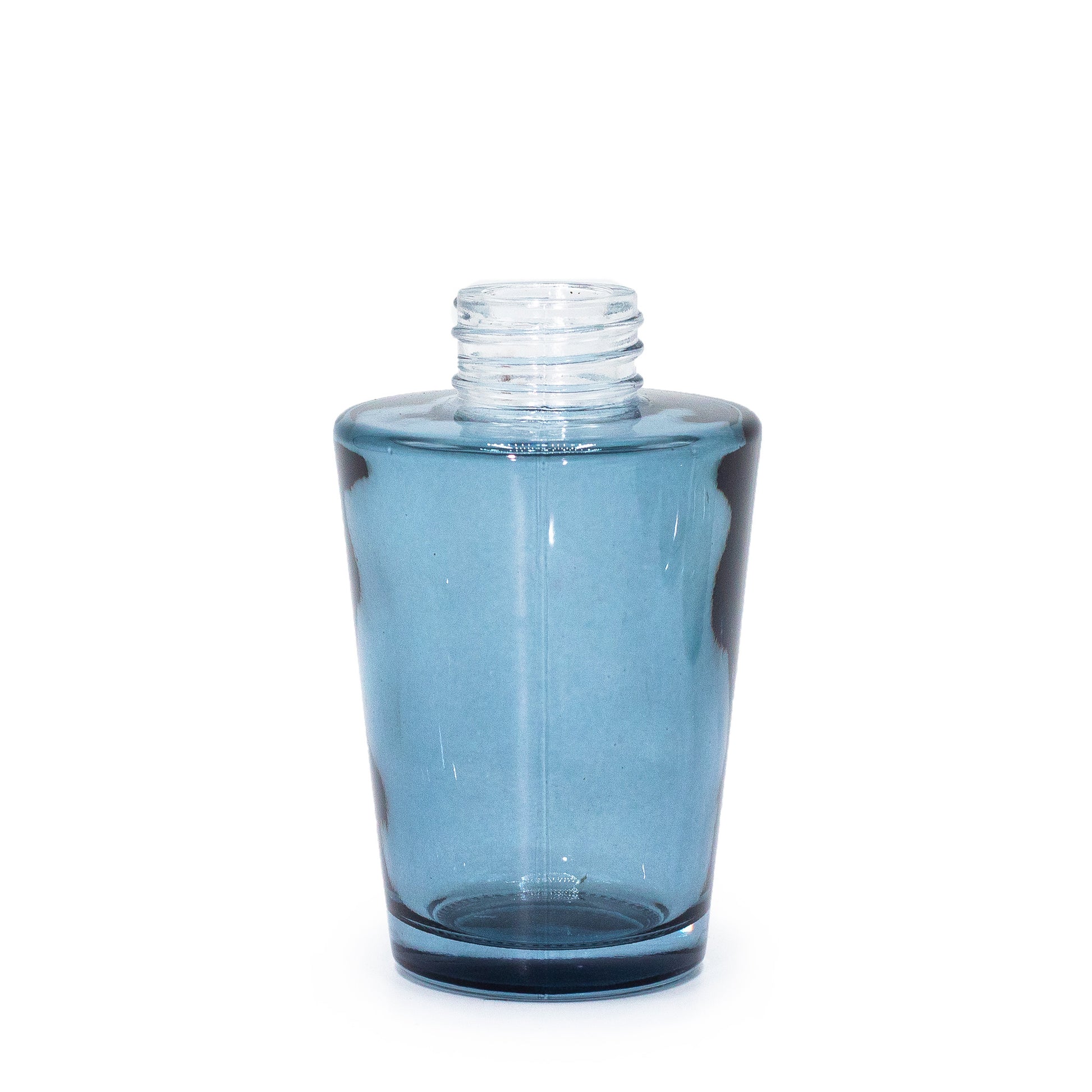 Botella de difusor de varillas en forma de jarrón de 100 ml  - Azul ahumado
