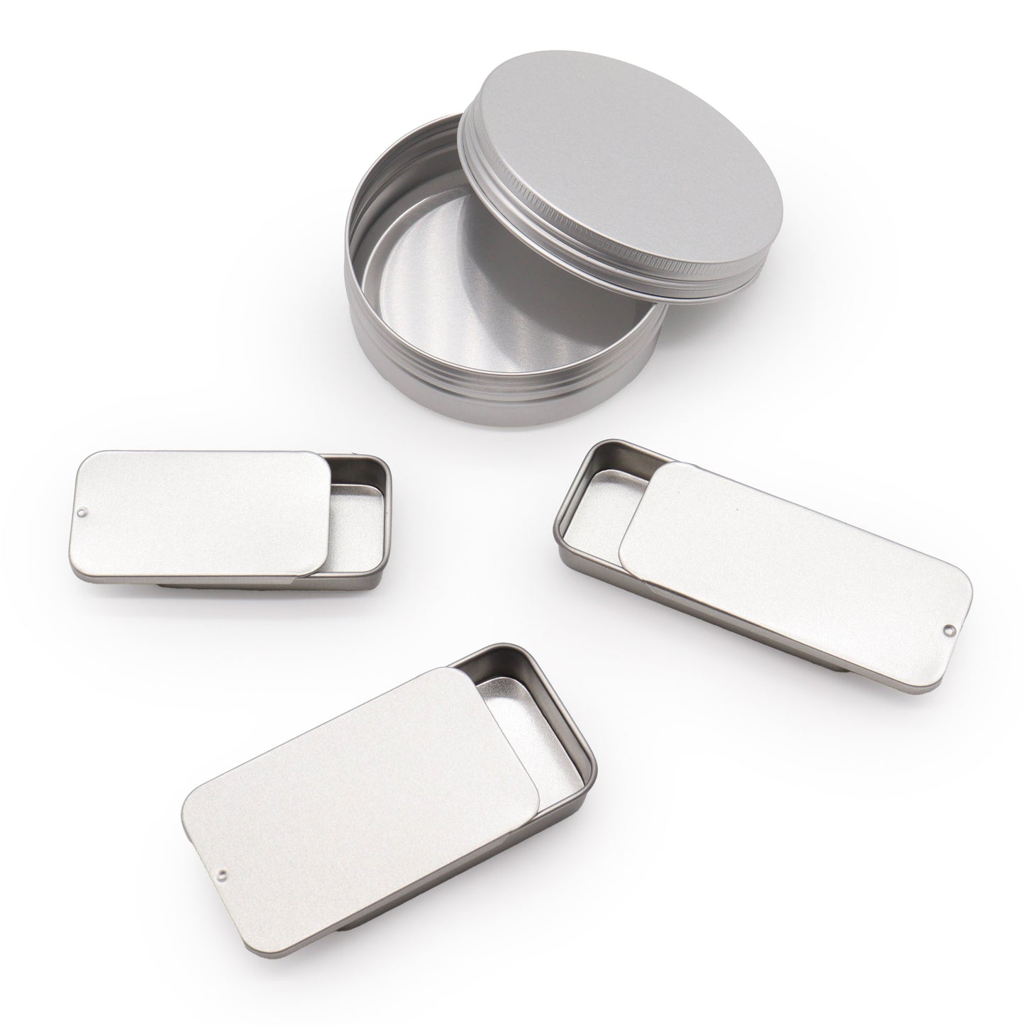 Mini-Dosenspender mit Schiebedeckel - 20 g (7x4,2x1,5 cm)