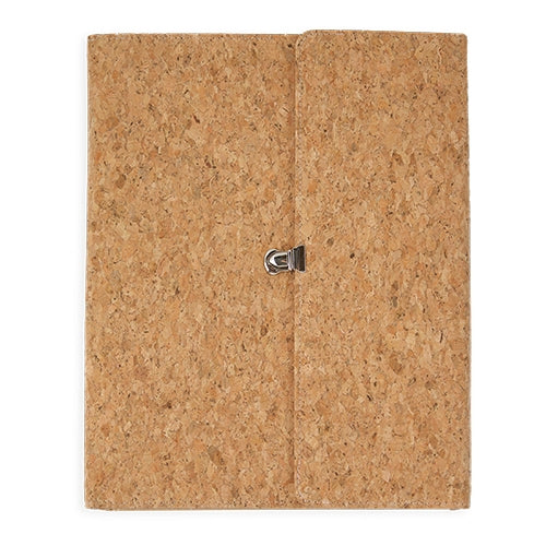 CARPETA CON BLOC CORCHO NATURAL "JACMEL"