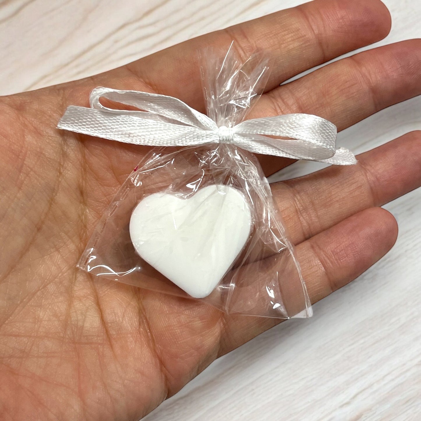 Jabón Corazón Blanco Artesanal