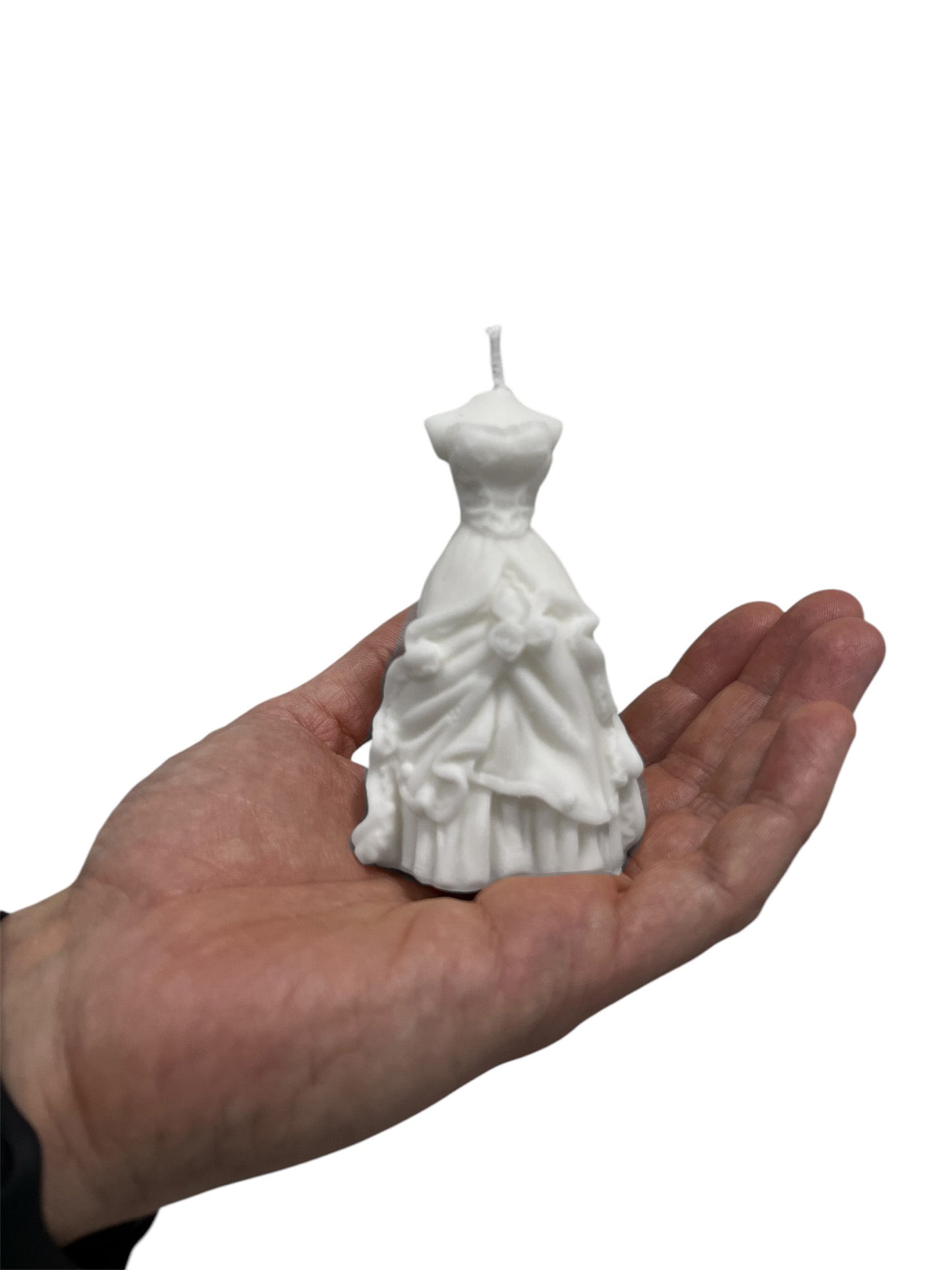 Bougie de robe de mariée