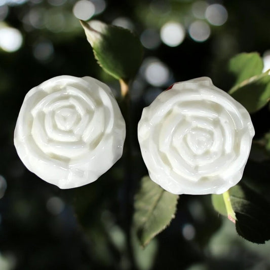 Savon à la rose blanche