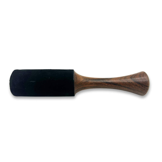 Bâton en bois - 18x3 cm - Manche tubulaire moyen avec double anneau