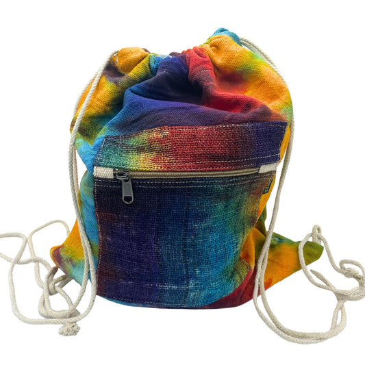 Sac en corde de chanvre Tiedye