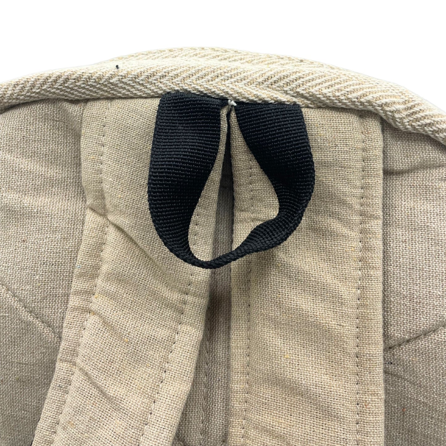 Sac à dos moyen en chanvre tie-dye sans imprimé