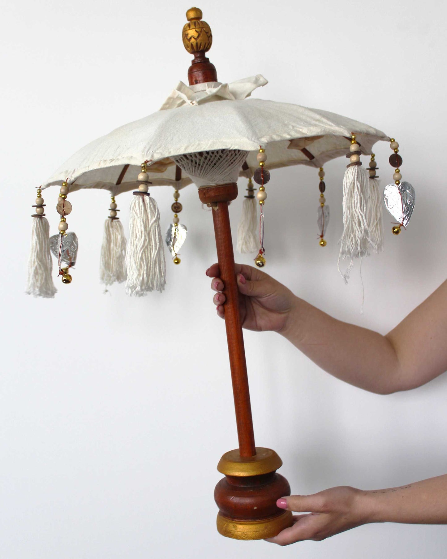 Parasol Bali Home Decor - Toile - Naturel - 40 cm