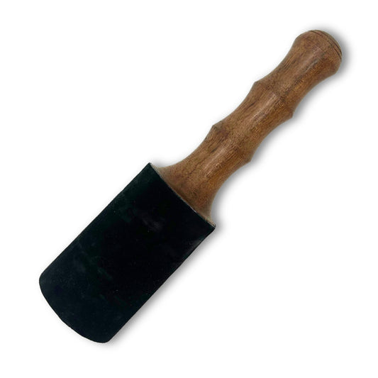 Bâton en bois - 18x4 cm - Manche double courbé pour bol chantant tibétain