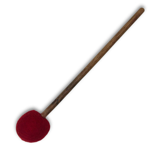 Bâton de gong à tête en feutre moyen - 30 cm