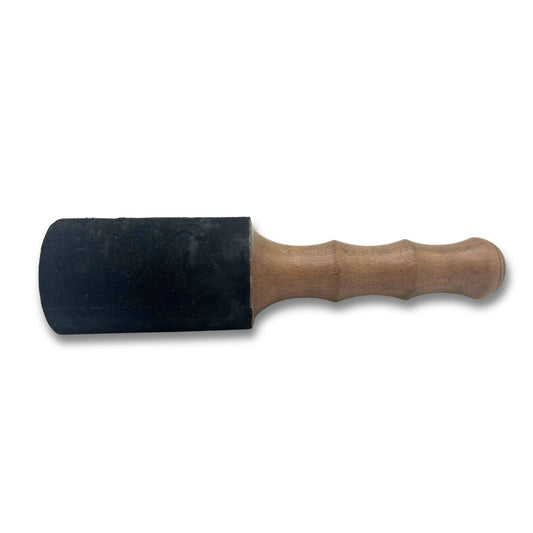 Bâton en bois - 18x4 cm - Manche double courbé pour bol chantant tibétain