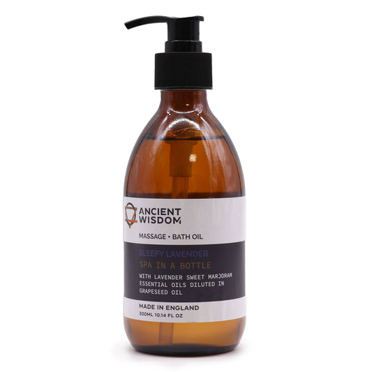 Huile de bain et de massage aromathérapeutique - Lavande endormie 300 ml