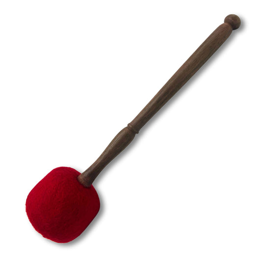 Bâton de gong extra large avec tête en feutre - 34 cm