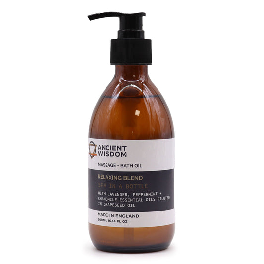 Huile de massage et de bain aromathérapeutique - Relaxante 300 ml