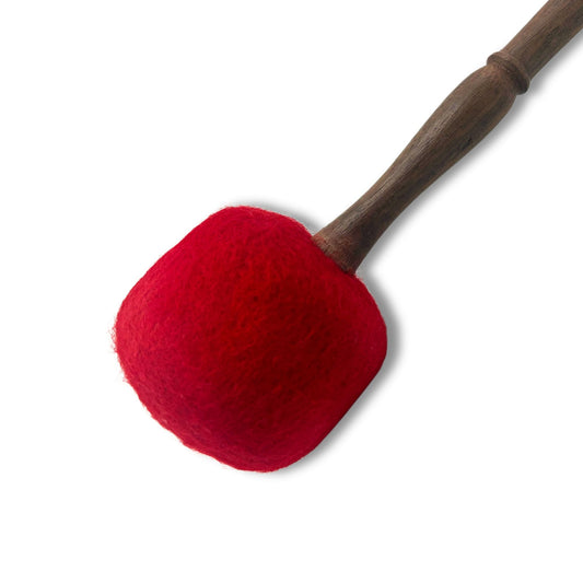 Bâton de gong extra large avec tête en feutre - 34 cm
