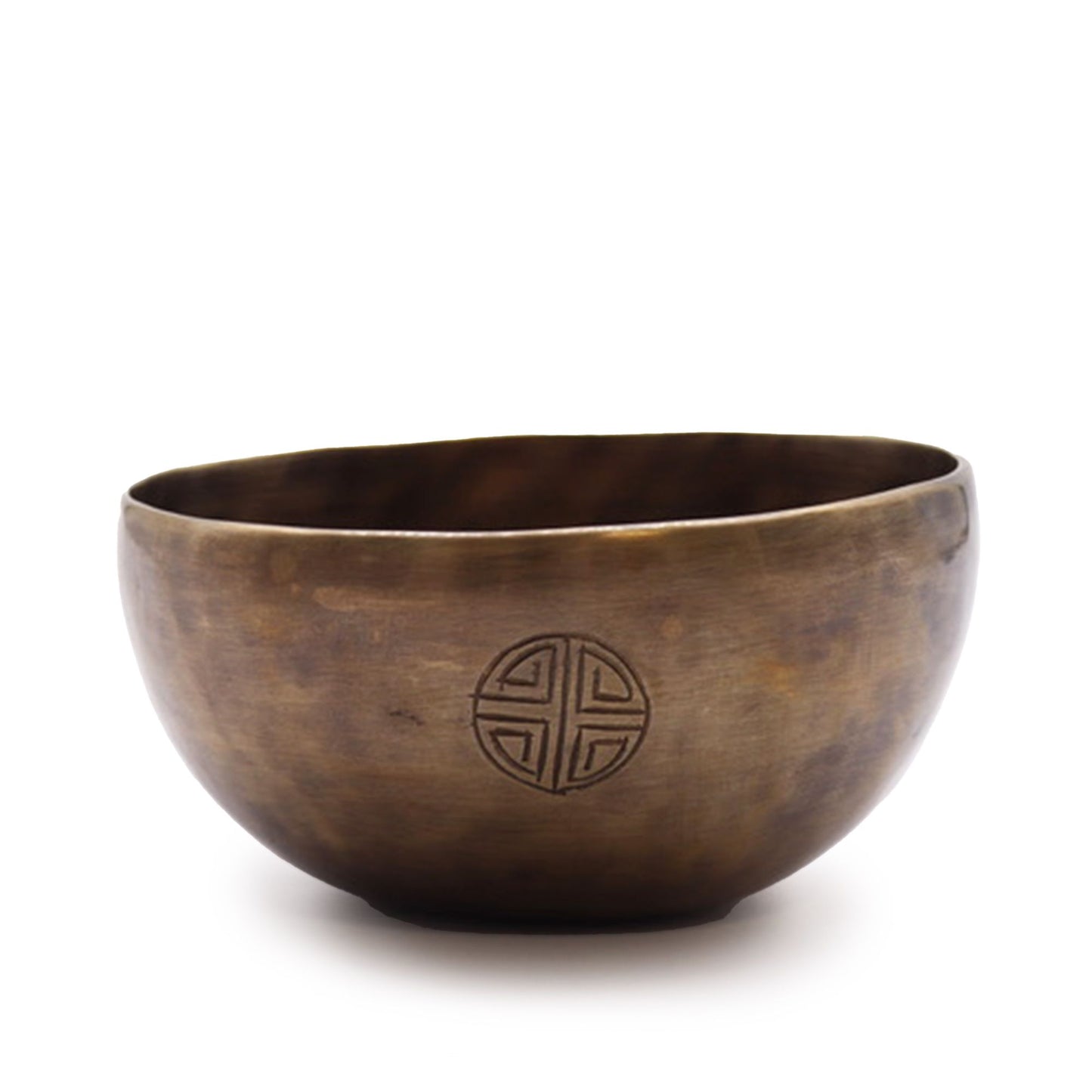Bol chantant tibétain indien moyen avec phases de lune (environ 750 g) - 15 cm
