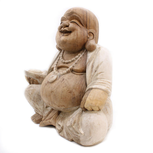 Bouddha heureux - Blanchi 50 cm