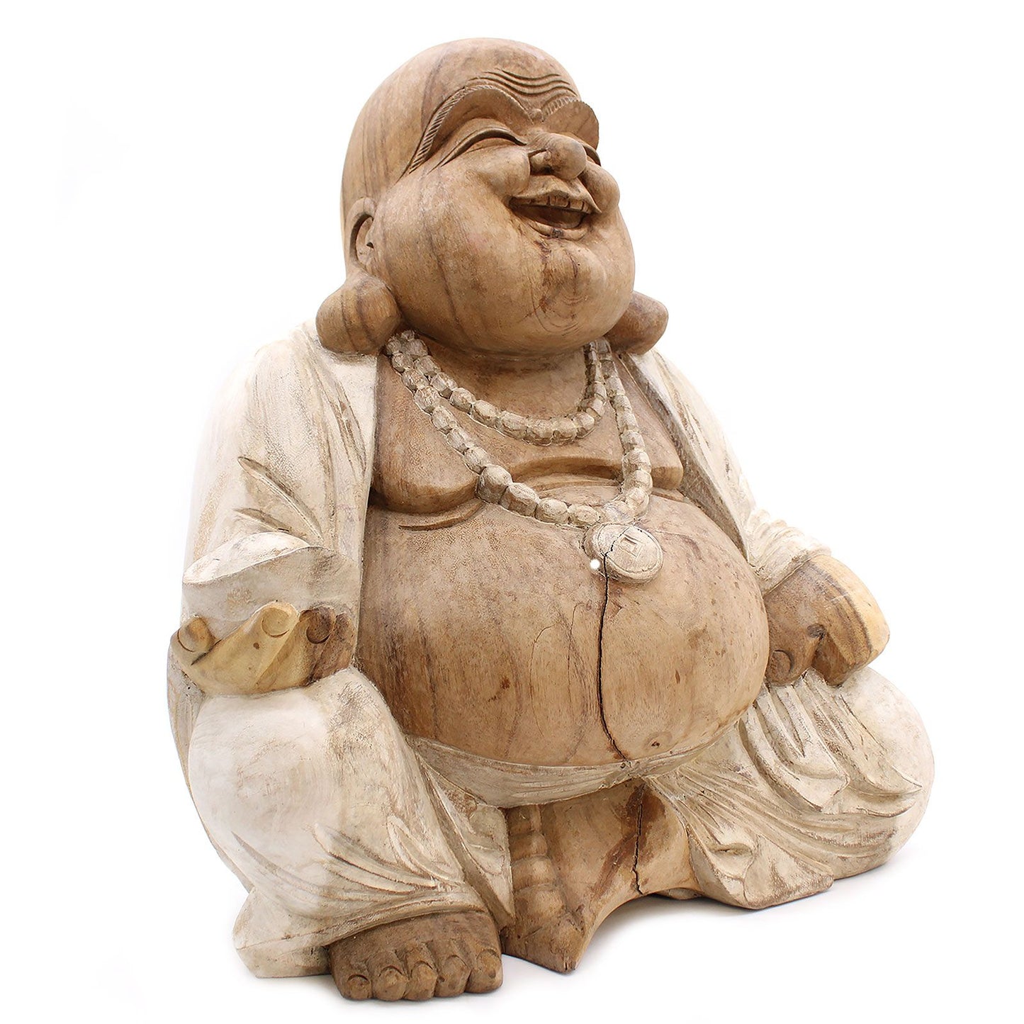 Bouddha heureux - Blanchi 50 cm