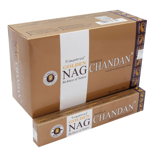 15g Encens Golden Nag - Chandan