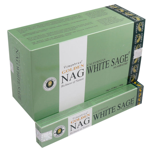 Encens Golden Nag 15 g - Sauge blanche
