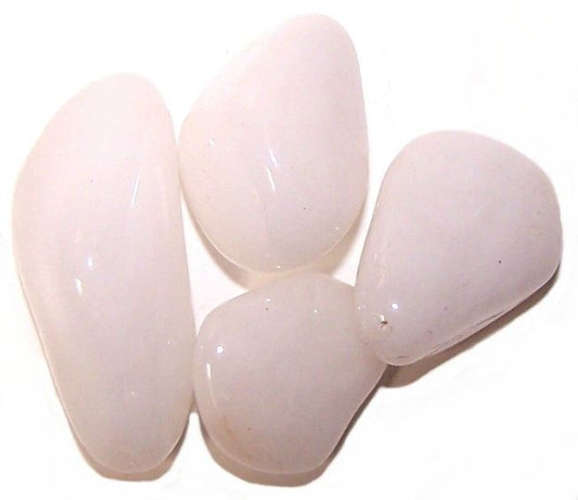 L Tumble Stones - Quartz blanc