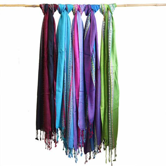 Foulards Varanasi - 22x72cm - Passion Violette