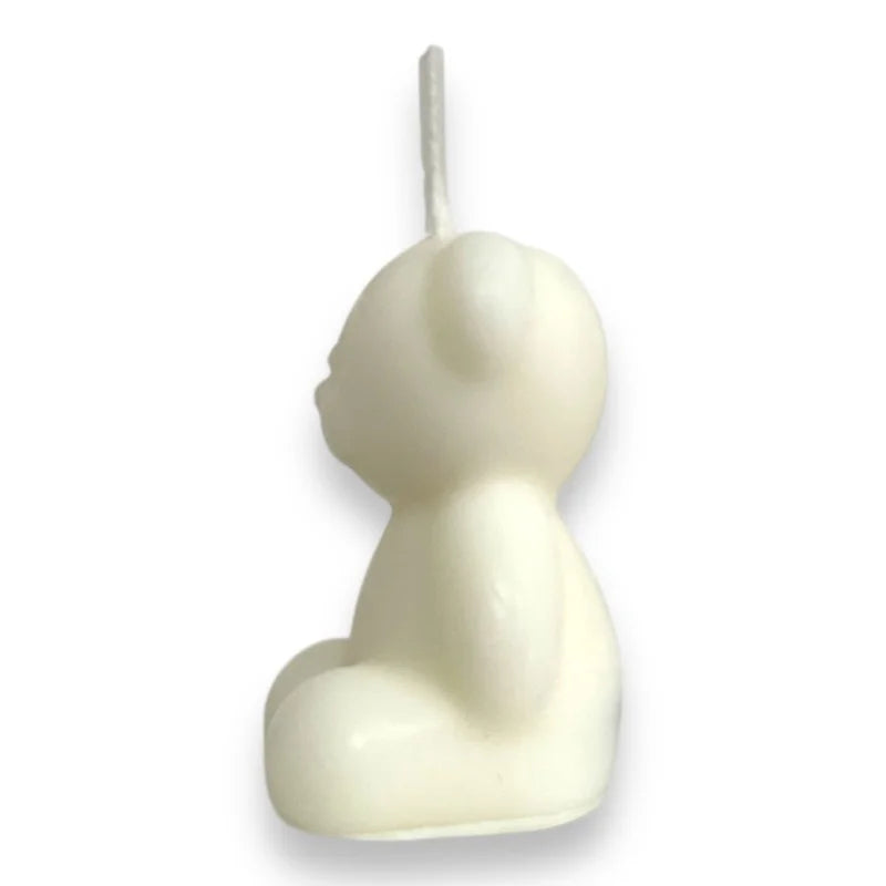 Bougies de baptême originales en forme d'ours en peluche